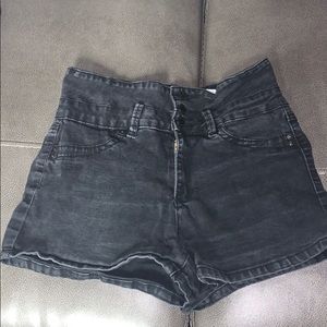 YMI high waisted denim shorts